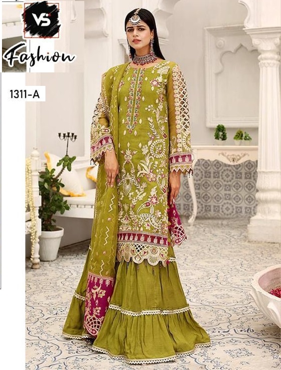 VS FASHION 1311 A TO C PAKISTANI SUITS IN INDIA