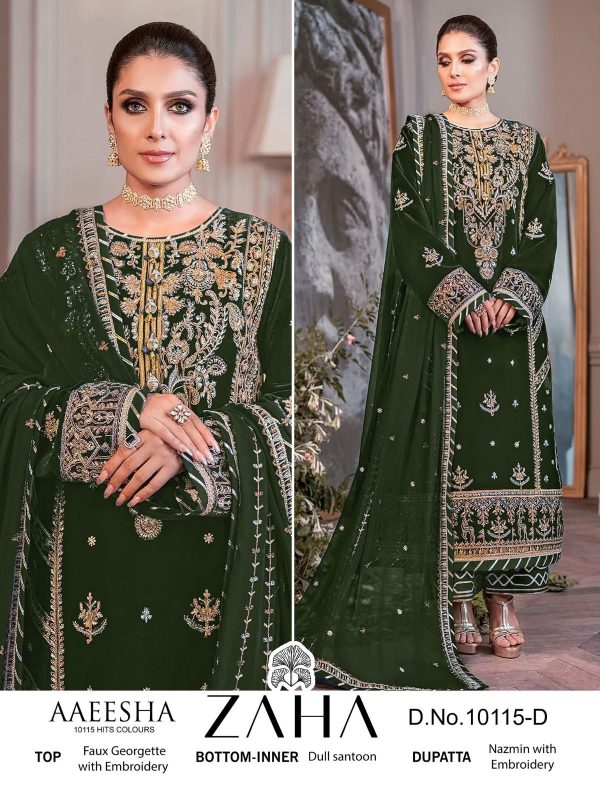 ZAHA 10115 D AAEESHA PAKISTANI SUITS IN INDIA