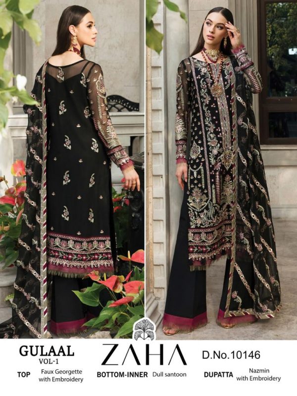 ZAHA 10146 GULAAL VOL 1 PAKISTANI SUITS