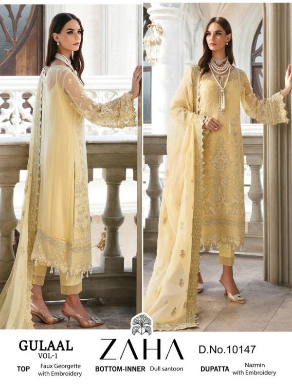 ZAHA 10147 GULAAL VOL 1 PAKISTANI SUITS