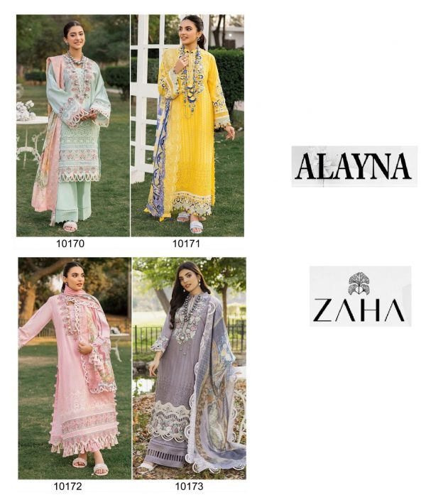 ZAHA 10170 TO 10173 ALAYNA SALWAR SUITS