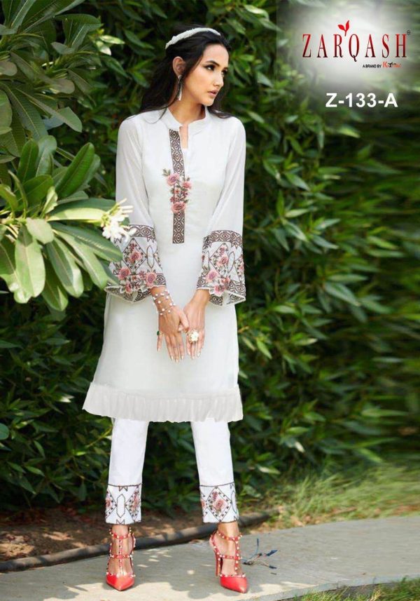 ZARQASH Z 133 READYMADE TUNIC IN COLOURS