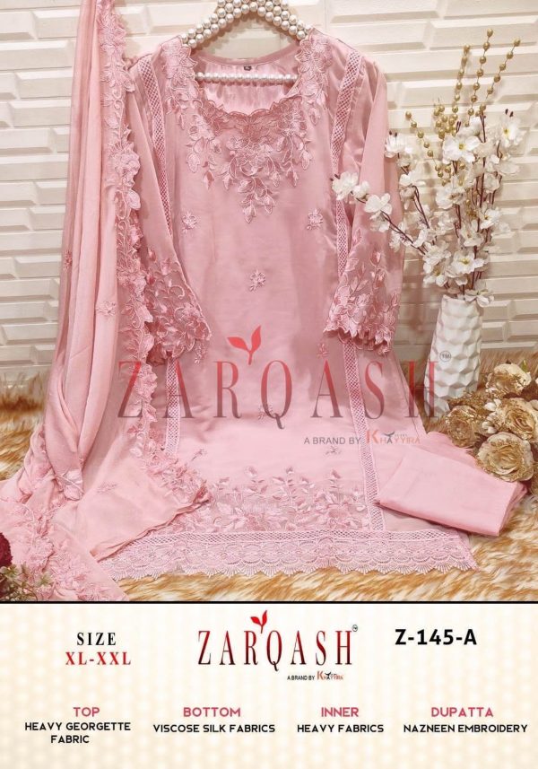 ZARQASH Z 145 A TO D READYMADE SUITS WHOLESALE