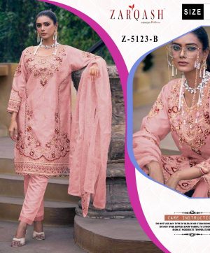 ZARQASH Z 5123 B READYMADE PAKISTANI SUITS