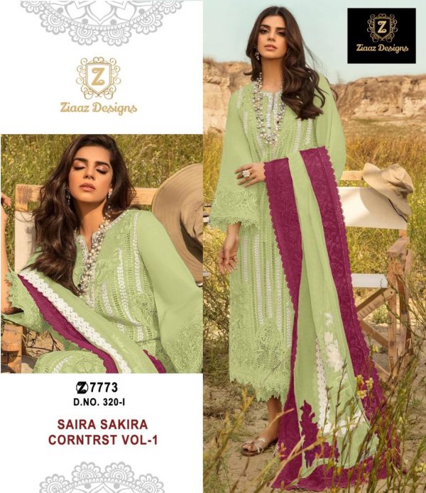 ZIAAZ DESIGNS 320 I SAIRA SAKIRA CORNTRST VOL 1 SUITS