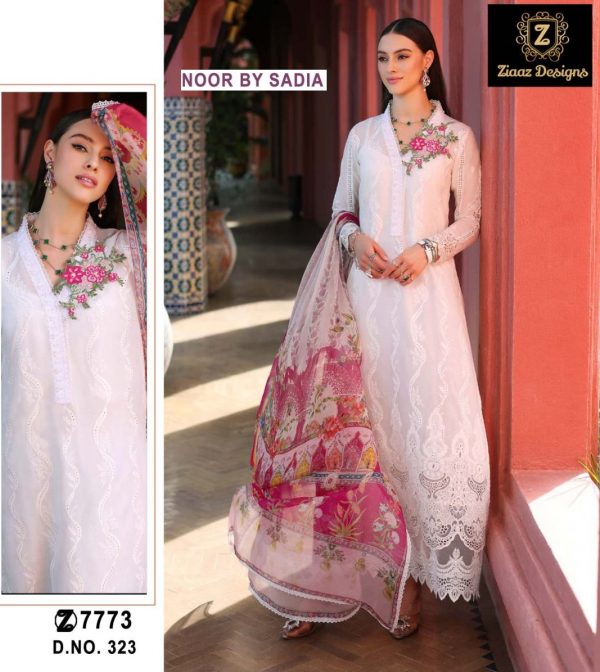 ZIAAZ DESIGNS 323 NOOR BY SADIA SALWAR SUITS