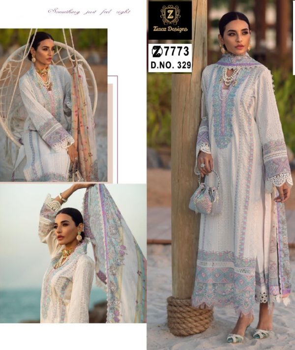 ZIAAZ DESIGNS 329 PAKISTANI SUITS IN INDIA