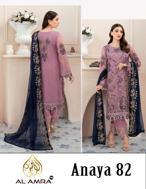 AL AMRA ANAYA 82 PAKISTANI SUITS WHOLESALE