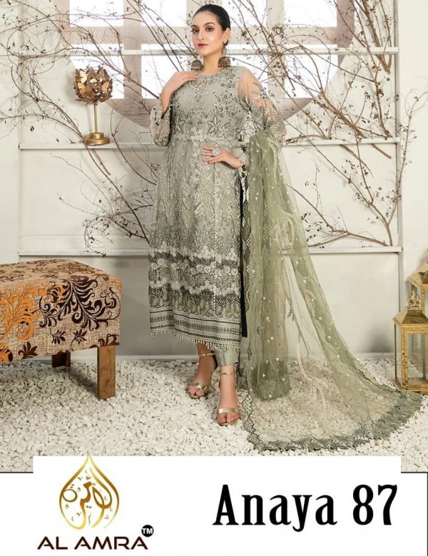 AL AMRA ANAYA 87 PAKISTANI SUITS BY ZF