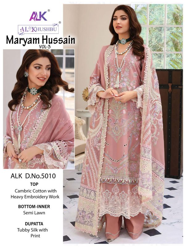 AL KHUSHBU ALK 5010 TO 5013 MARYAM HUSSAIN VOL 3 SUITS