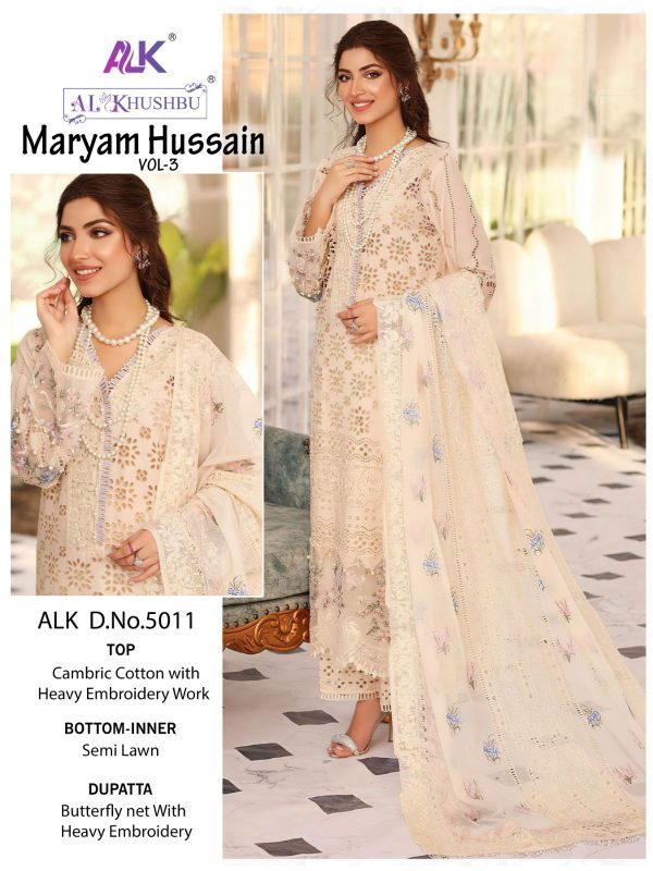 AL KHUSHBU ALK 5010 TO 5013 MARYAM HUSSAIN VOL 3 SUITS