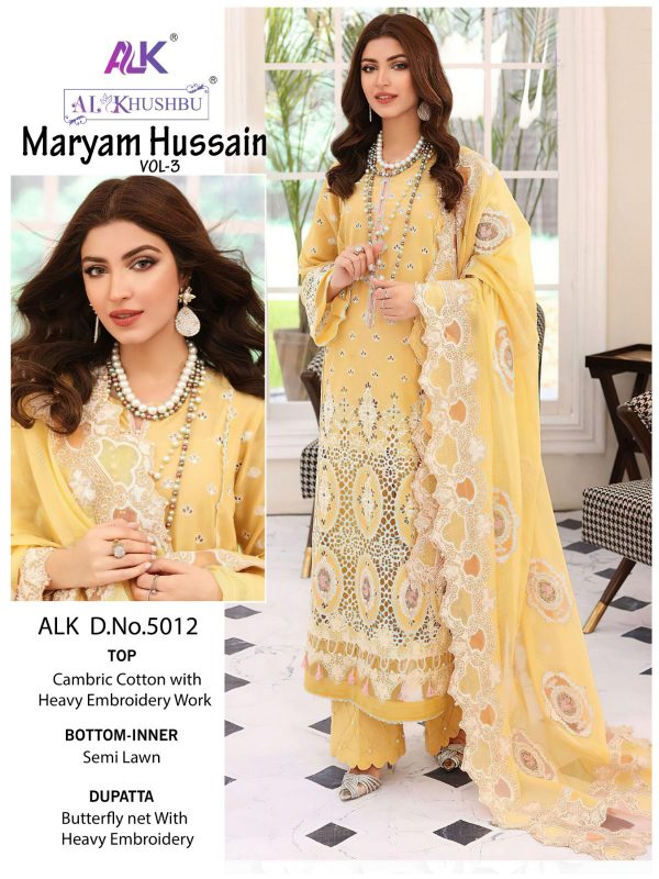 AL KHUSHBU ALK 5010 TO 5013 MARYAM HUSSAIN VOL 3 SUITS