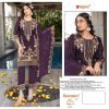 CRAFTED NEEDLE CN 551 A TO D SALWAR SUITS BY FEPIC