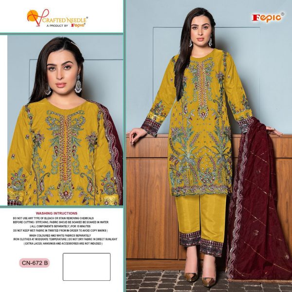 CRAFTED NEEDLE CN 672 B READYMADE SUITS BY FEPIC