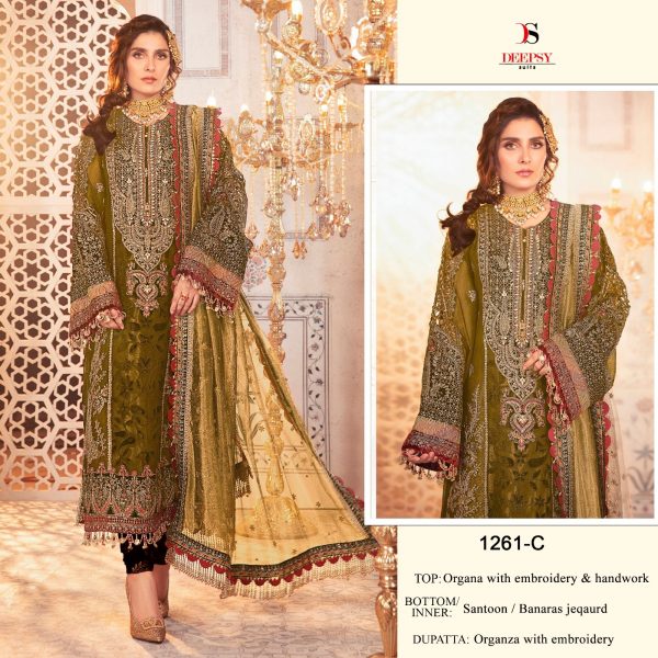 DEEPSY SUITS 1261 C PAKISTANI SALWAR SUITS