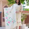 DESIGNER CHICKEN SHIFLI COTTON WITH HAND PRINTED KURTI