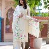 DESIGNER CHICKEN SHIFLI COTTON WITH HAND PRINTED KURTI