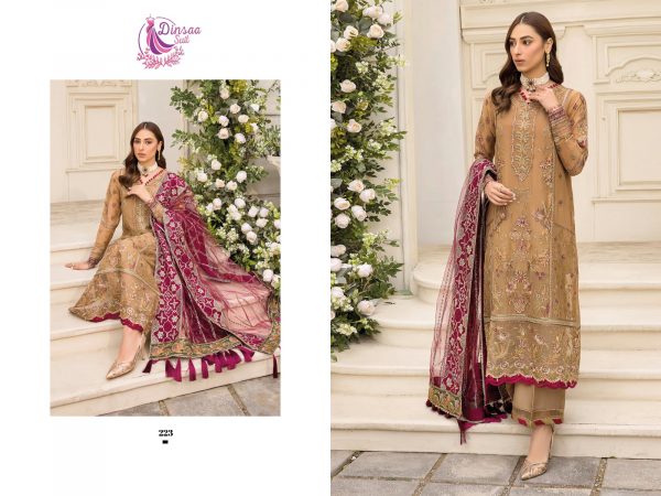 DINSAA SUIT RAMSHA HIT VOL 4 PAKISTANI SUITS