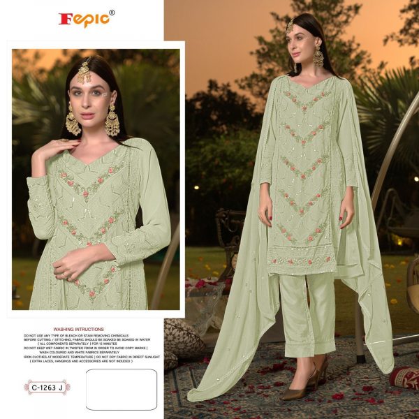 FEPIC C 1263 J ROSEMEEN PAKISTAN SUITS