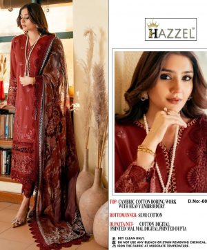 HAZZEL 003 C PAKISTANI SUITS MANUFACTURER