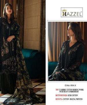 HAZZEL 004 A PAKISTANI SUITS MANUFACTURER