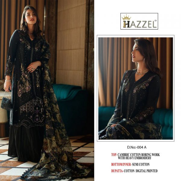 HAZZEL 004 A PAKISTANI SUITS MANUFACTURER