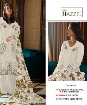 HAZZEL 004 B PAKISTANI SUITS MANUFACTURER