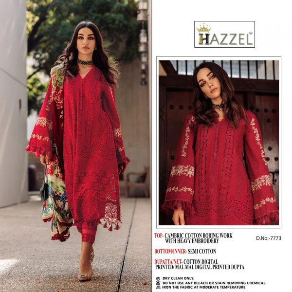 HAZZEL 7773 PAKISTANI SUITS MANUFACTURER