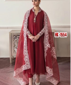 HK 1554 A DESIGNER GOWN MANUFACTURER