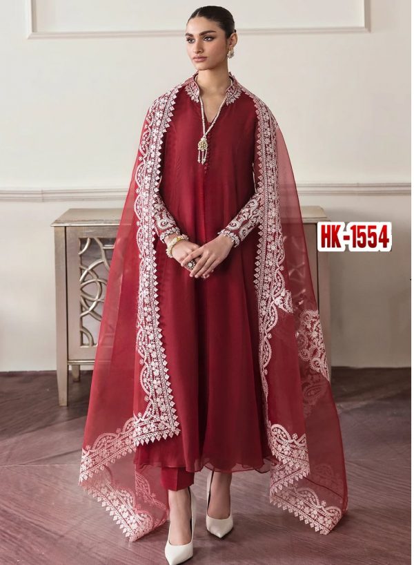 HK 1554 A DESIGNER GOWN MANUFACTURER