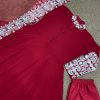 HK 1554 A DESIGNER GOWN MANUFACTURER