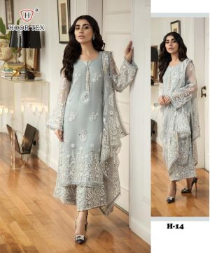 HOOR TEX H 14 PAKISTANI SUITS WHOLESALE