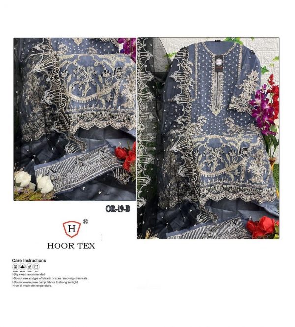 HOOR TEX OR 19 B PAKISTANI SUITS WHOLESALE