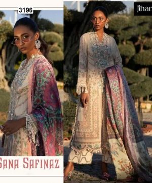 JIHAN 3196 SANA SAFINAZ SALWAR SUITS WHOLESALE