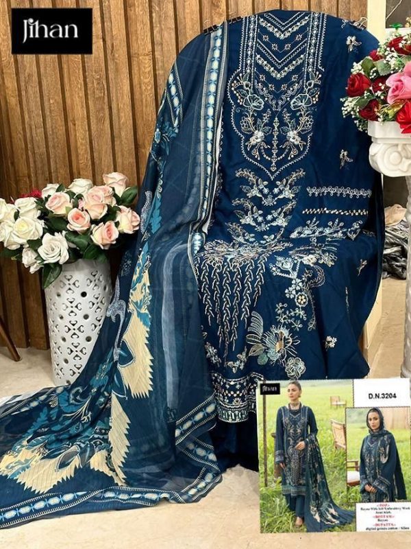 JIHAN 3204 PAKISTANI SALWAR SUITS IN INDIA