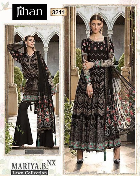 JIHAN 3211 MARIYA B LAWN COLLECTION SUITS