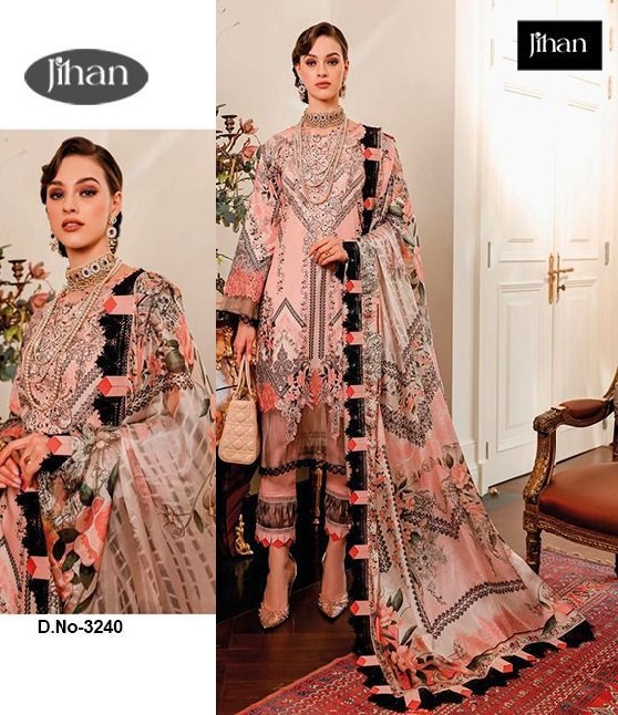 JIHAN 3240 FIRDOUS SOLITAIRE SALWAR SUITS