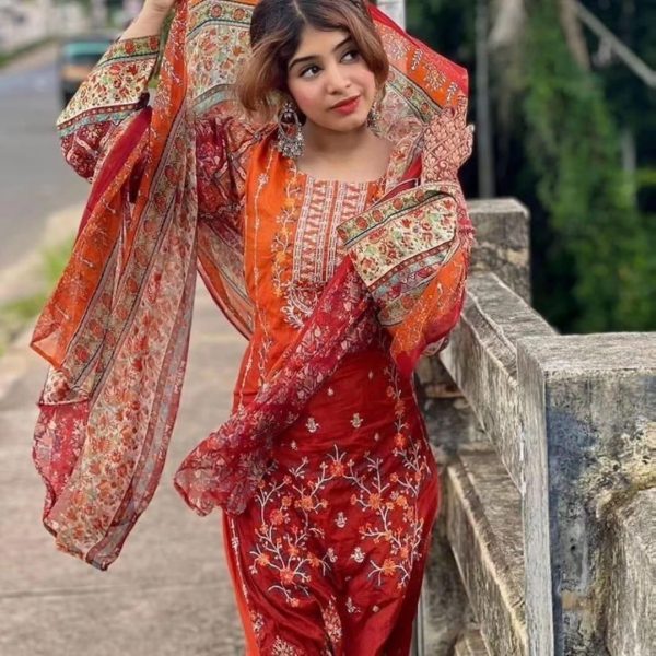 JIHAN 3251 SAHNAZ SELF PAKISTANI SUITS WHOLESALE