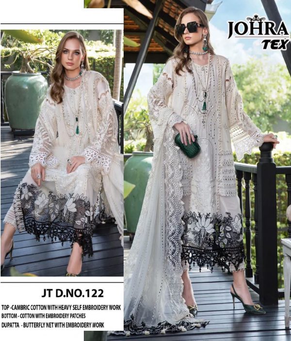 JOHRA TEX JT 122 PAKISTANI SUITS WHOLESALE