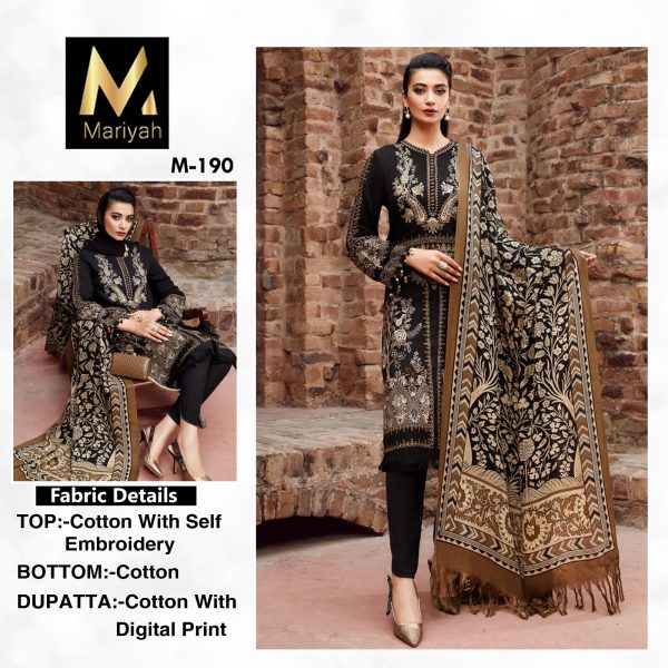 MARIYAH DESIGNER M 190 PAKISTANI SUITS