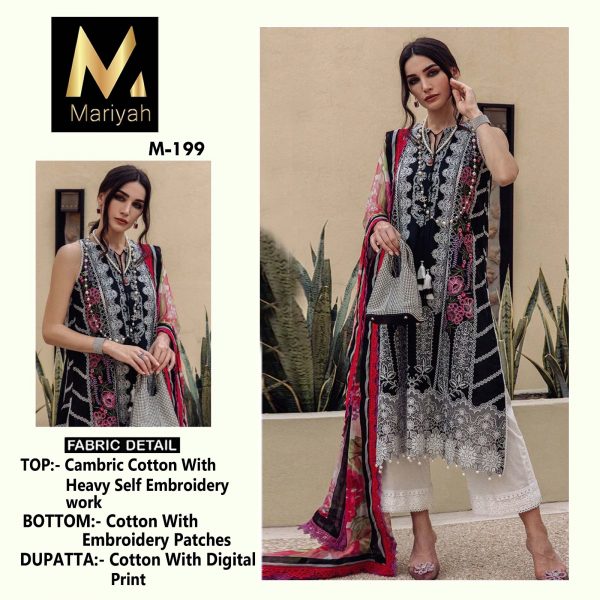 MARIYAH DESIGNER M 199 PAKISTANI SUITS