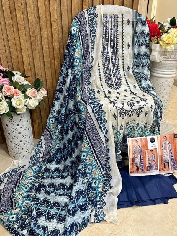 MEHBOOB TEX 1112 SAHNAZ SELF PAKISTANI SUITS