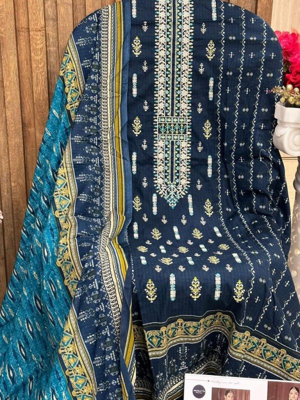 MEHBOOB TEX 1115 SAHNAZ SELF PAKISTANI SUITS