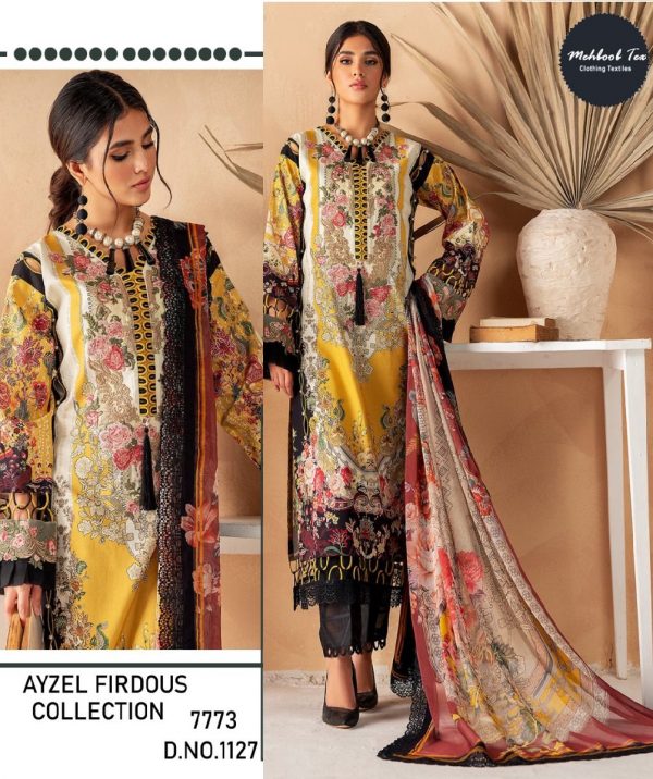 MEHBOOB TEX 1127 AYZEL FIRSOUS SALWAR SUITS