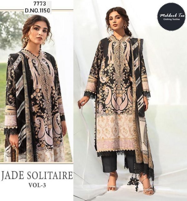 MEHBOOB TEX 1150 JADE SOLITAIRE VOL 3 SALWAR SUITS