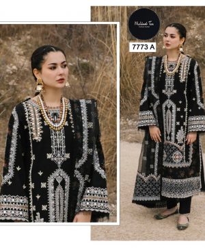 MEHBOOB TEX 7773 A QALAMKAR SALWAR SUITS