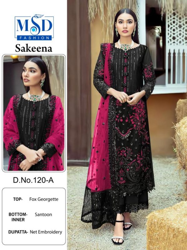 MSD FASHION 120 SAKEENA SERIES PAKISTANI SUITS