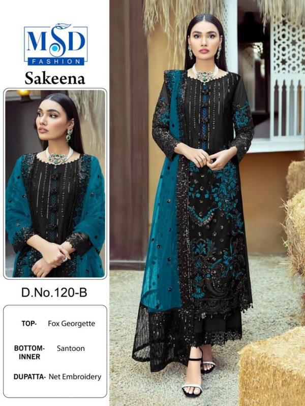 MSD FASHION 120 SAKEENA SERIES PAKISTANI SUITS