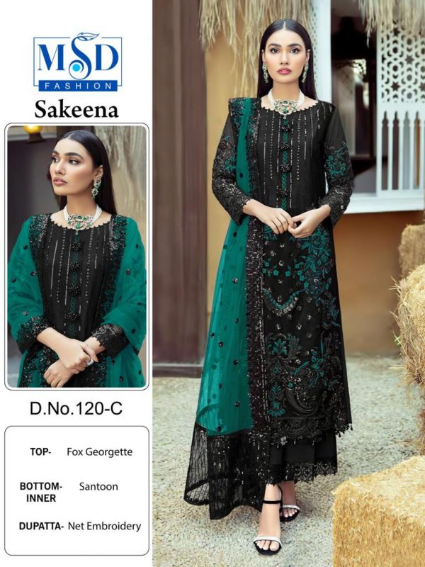 MSD FASHION 120 SAKEENA SERIES PAKISTANI SUITS