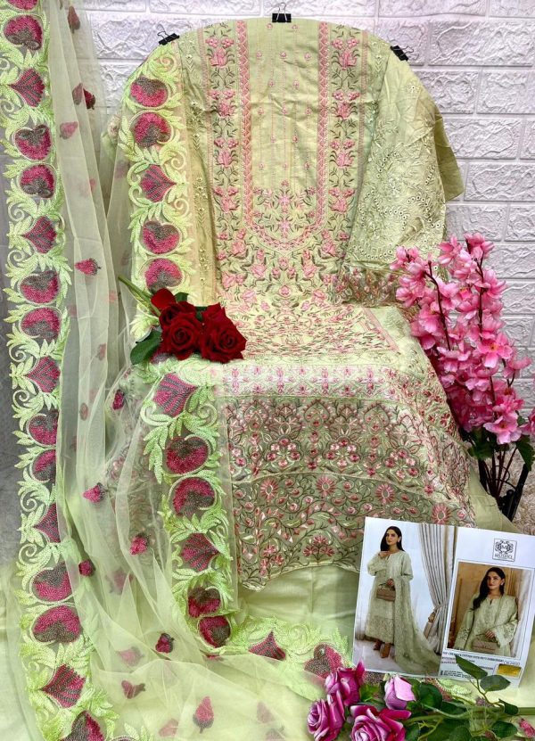 MUSHQ M 230 A TO D PAKISTANI SUITS WHOLESALE